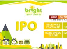 Upcoming IPO Bright Solar IPO and IPO Allotment Status