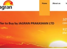 Offer to Buy by JAGRAN PRAKASHAN LTD