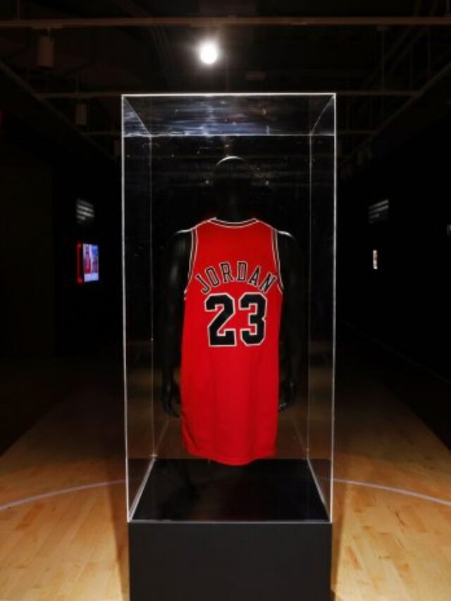 Michael Jordan jersey 'Last Dance' from 1998 sold at auction for record $10.1 million.